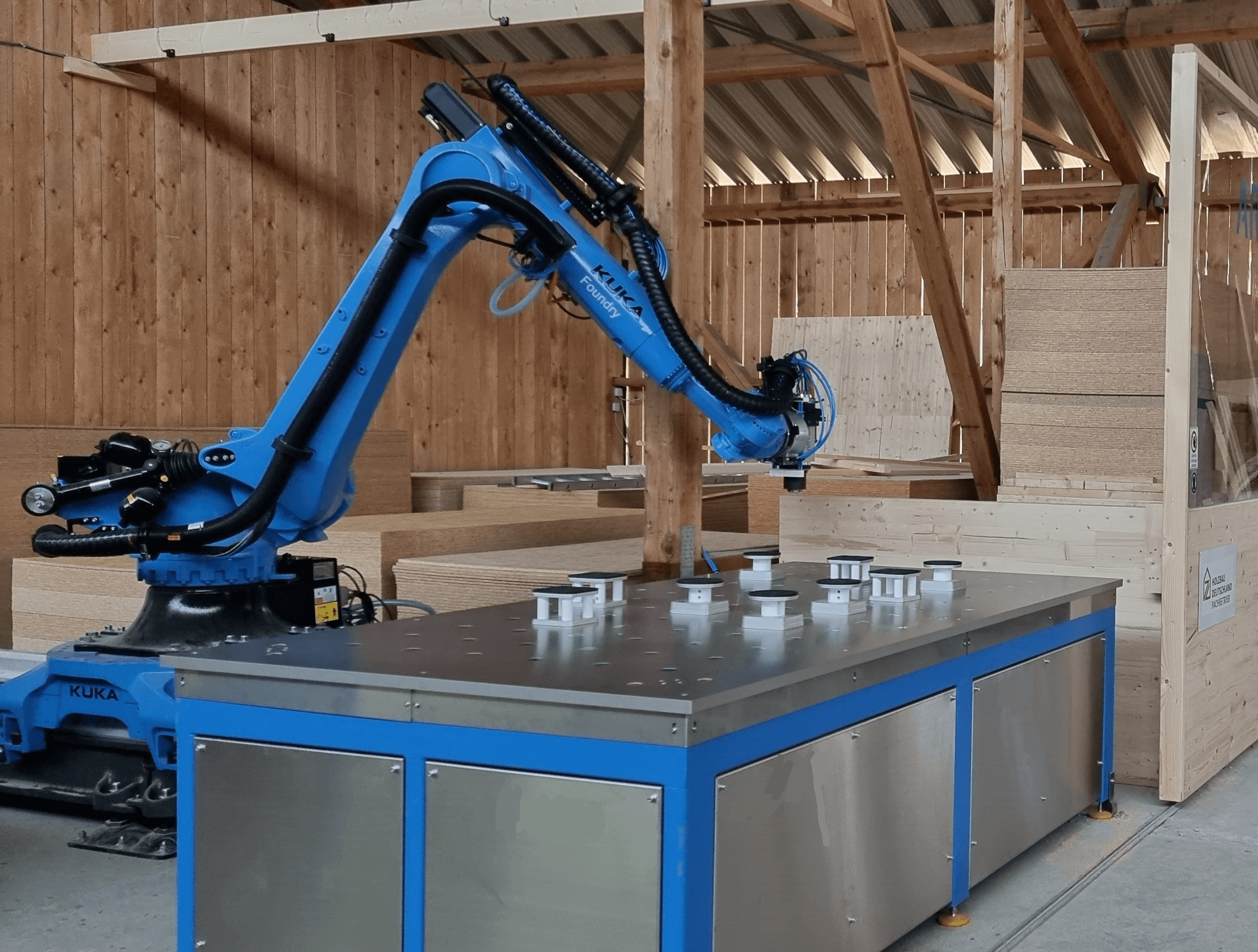 Turnkey autonomous CNC robotic woodworking system
