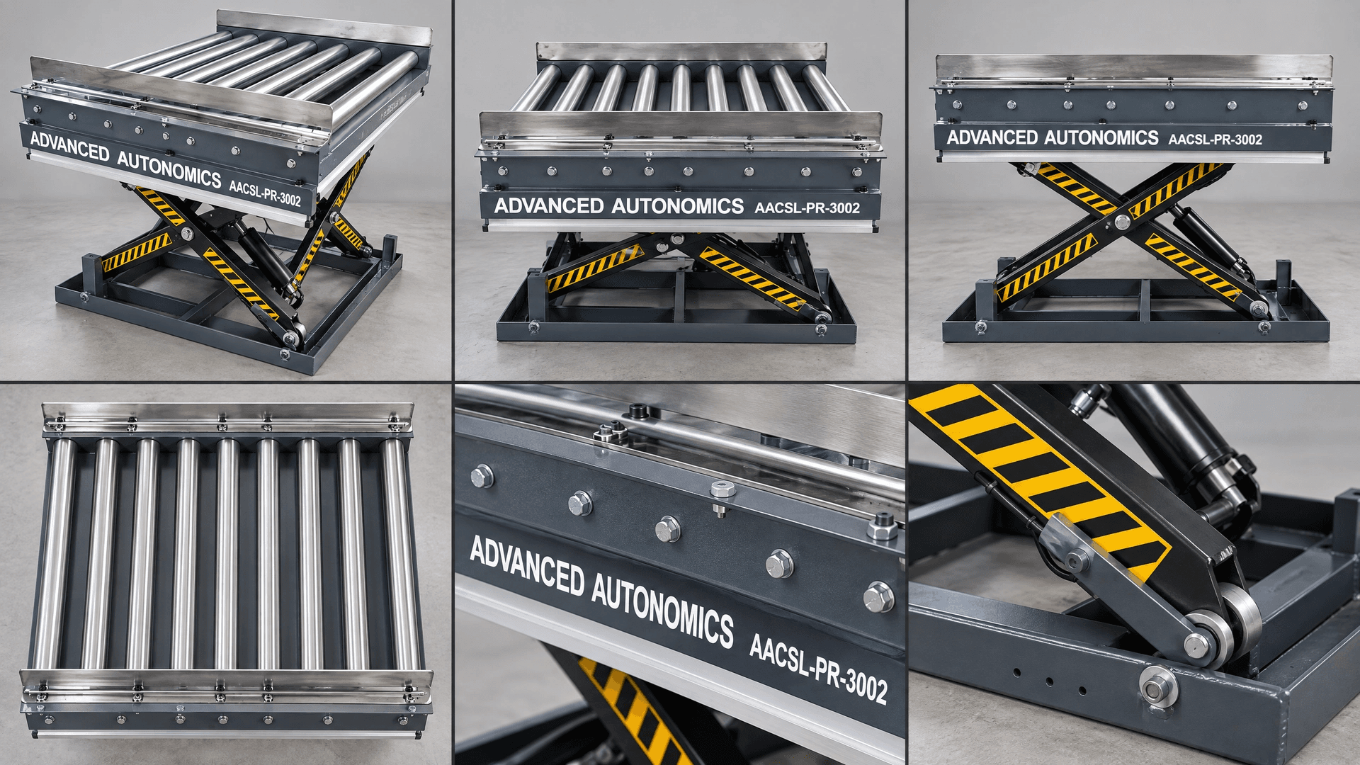 AACSL-PR-3002 scissor lift detail views
